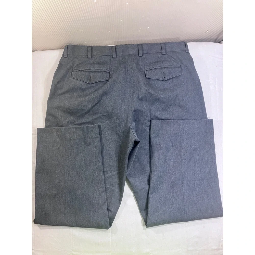 LL Bean Mens Gray Classic Fit Cotton Chino Dress Pants‎ Slacks Size 40x30 262551